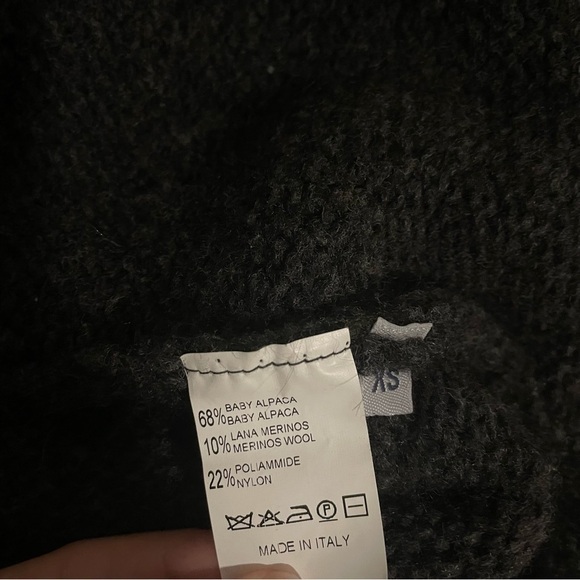 Lana Bilzerian Oversized Button Cardigan Alpaca Wool Blend Size XS - Picture 5 of 5